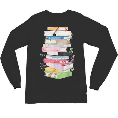 Life Of A Reader Book Lovers Book Nerds Bookworm Unisex Long Sleeve T-Shirt - Bookorys CA