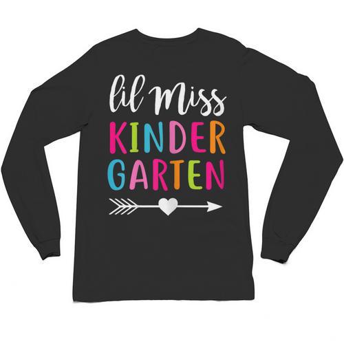Lil Miss Kindergarten Grad Shirt Graduation Shirts 2018 Unisex Long Sleeve T-Shirt - Best Gift Smart