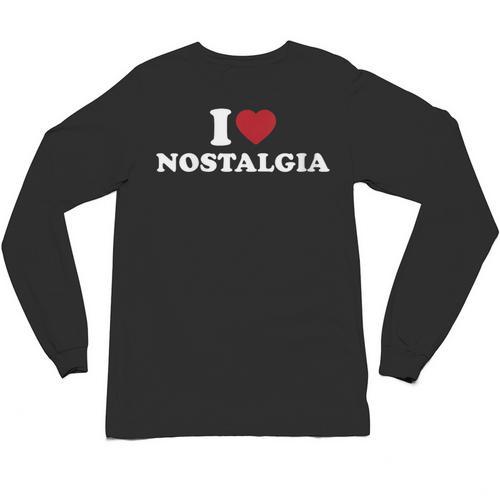 I Love Nostalgia Retro Vintage 80s 90s Nostalgia Unisex Long Sleeve T-Shirt - Figerry