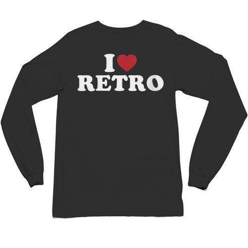 I Love Retro Vintage 80s 90s Nostalgia Unisex Long Sleeve T-Shirt - Figerry
