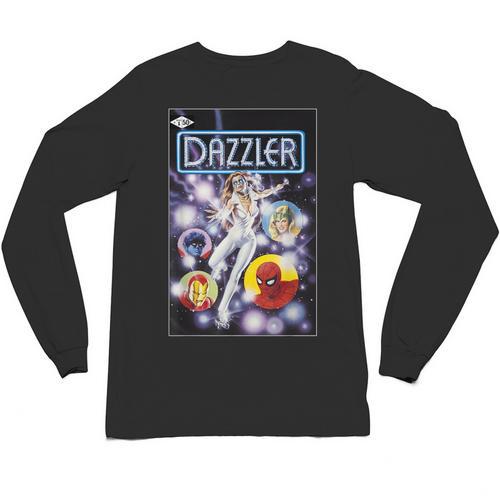 Marvel Universe Classic Dazzler Light Power Comic Book Cover Unisex Long Sleeve T-Shirt - Bookorys
