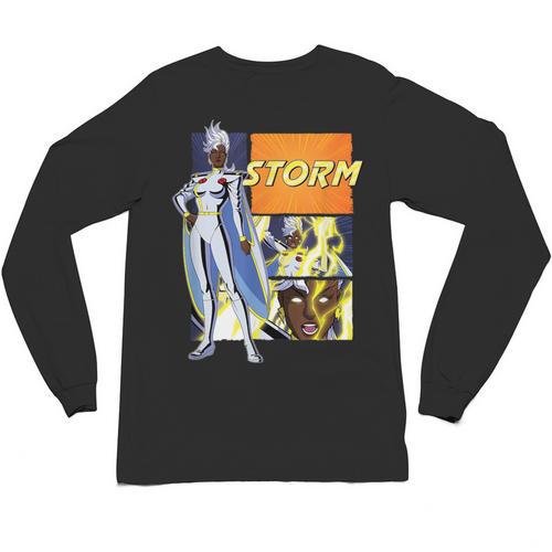 Marvel X-Men '97 Storm Vintage Classic Comic Book Panels Unisex Long Sleeve T-Shirt - Bookorys CA