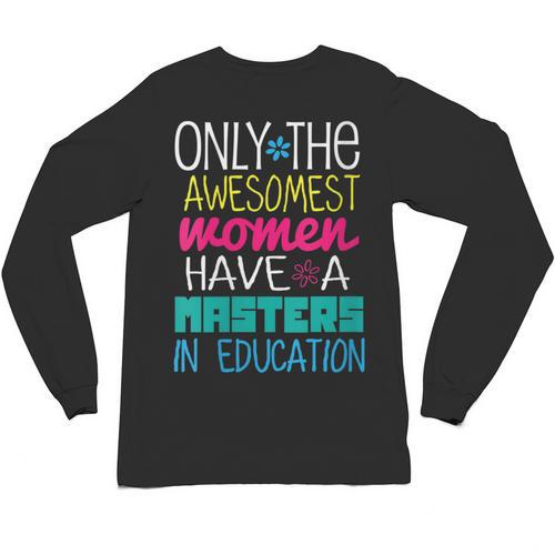 Masters In Education Degree Graduation Women MeD Unisex Long Sleeve T-Shirt - Best Gift Smart