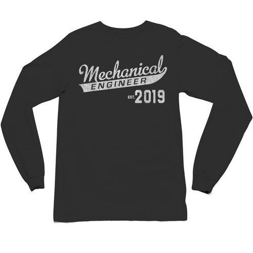 Mechanical Engineer Est 2019 Graduation Unisex Long Sleeve T-Shirt - Best Gift Smart