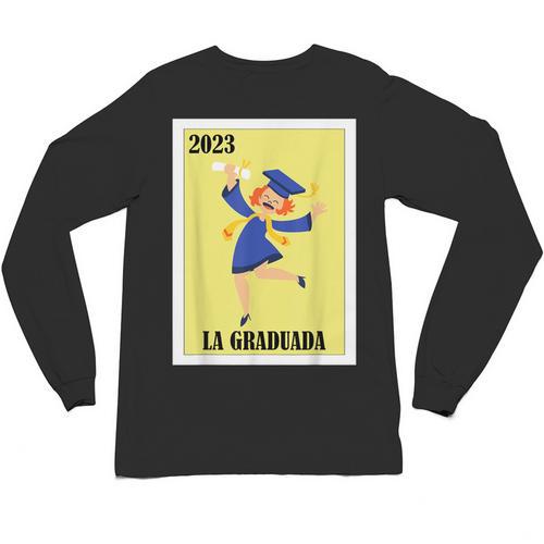 Mexican For Graduation La Graduada 2023 Unisex Long Sleeve T-Shirt - Best Gift Smart