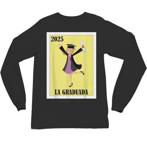 Mexican For Graduation La Graduada 2025 Unisex Long Sleeve T-Shirt - Best Gift Smart