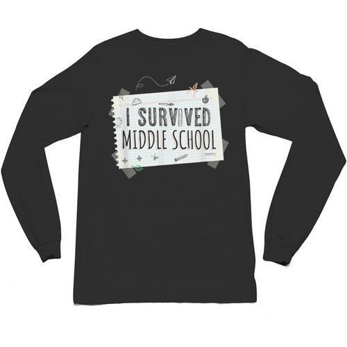 Middle School Graduation Shirts Graduate Grad Unisex Long Sleeve T-Shirt - Best Gift Smart