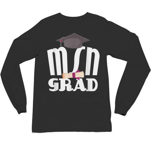 MSN Masters Graduation Men Women Son Daughter Unisex Long Sleeve T-Shirt - Best Gift Smart