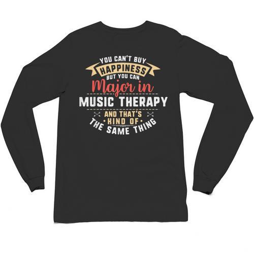 Music Therapy Major Student Shirt Graduation Unisex Long Sleeve T-Shirt - Best Gift Smart