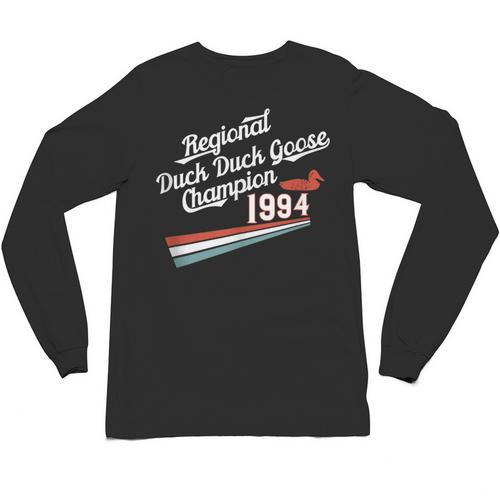 Nostalgia 90s Duck Goose Unisex Long Sleeve T-Shirt - Figerry