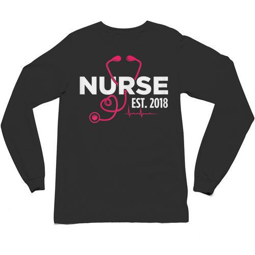 Nurse Graduate Graduation 2018 Nursing School Shirt Unisex Long Sleeve T-Shirt - Best Gift Smart