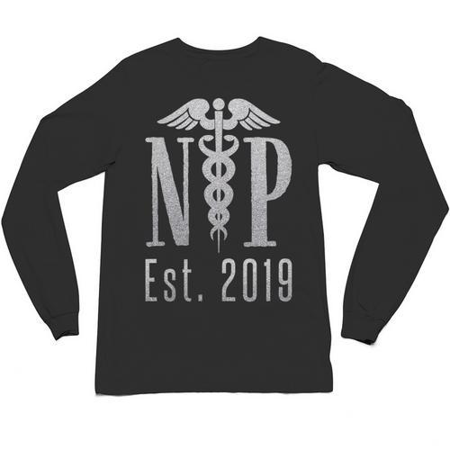 Nurse Practitioner Graduation Caduceus NP Degree 2019 Unisex Long Sleeve T-Shirt - Best Gift Smart