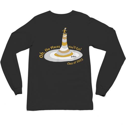 Oh The Places You’Ll Go 2025 Graduation Unisex Long Sleeve T-Shirt - Best Gift Smart