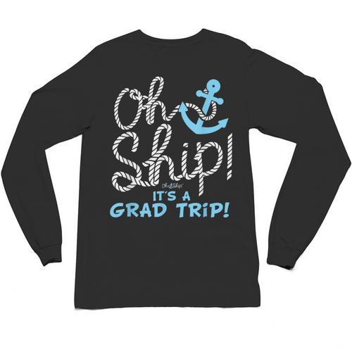 Oh Ship It's a Grad Trip Cruise Graduation T-Shirt T-Shirt Unisex Long Sleeve T-Shirt - Best Gift Smart