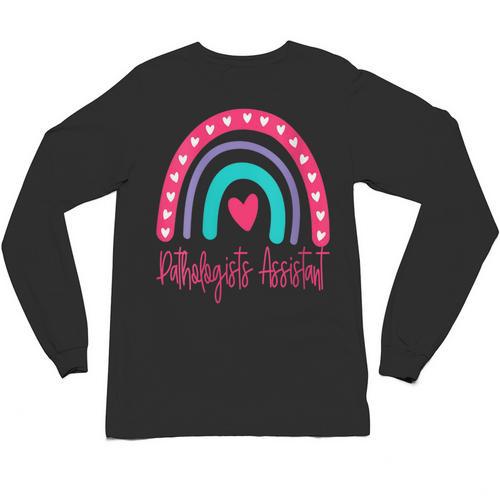 Pathologists' Assistant Graduation 2023 Boho Rainbow Unisex Long Sleeve T-Shirt - Best Gift Smart