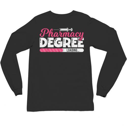 Pharmacy Degree Loading Future Pharmacist Graduation Unisex Long Sleeve T-Shirt - Best Gift Smart