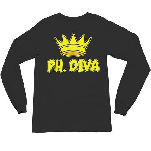 PhD Graduation Ph Diva t Shirt Phdiva Phd t Unisex Long Sleeve T-Shirt - Best Gift Smart