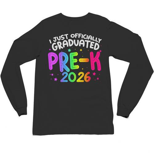 Pre-K Graduation Class Of 2026 Pre-K Graduated 2026 Unisex Long Sleeve T-Shirt - Best Gift Smart