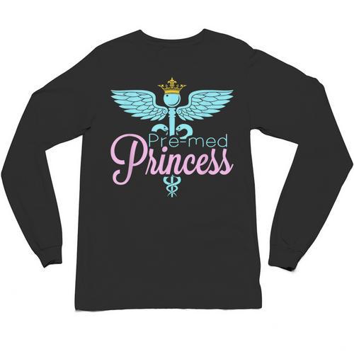 Pre-Med Women Pre Med Princess Graduation Unisex Long Sleeve T-Shirt - Best Gift Smart