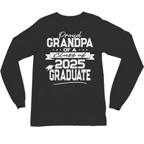 Proud Parent Class Of 2025 Graduate Graduation Ceremony Unisex Long Sleeve T-Shirt - Best Gift Smart