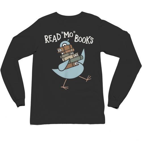 Read More Books Pigeon Book Lover Unisex Long Sleeve T-Shirt - Bookorys UK