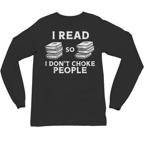 I Read Reading Book Librarian Across America Men Women Kids Unisex Long Sleeve T-Shirt - Bookorys