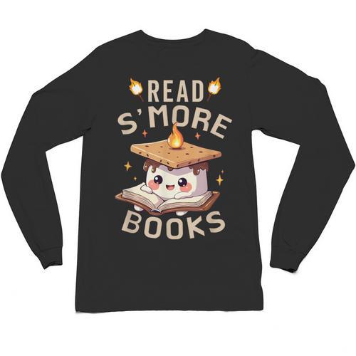 Read S'More Book Marshmallow Book Reading Lover Unisex Long Sleeve T-Shirt - Bookorys UK