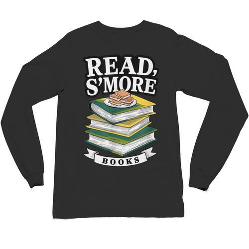 Read S'More Books Marshmallow Reading Smores Unisex Long Sleeve T-Shirt - Bookorys
