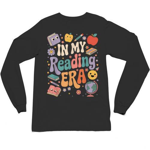 In My Reading Era Books Lovers Men Women Kids Unisex Long Sleeve T-Shirt - Bookorys UK
