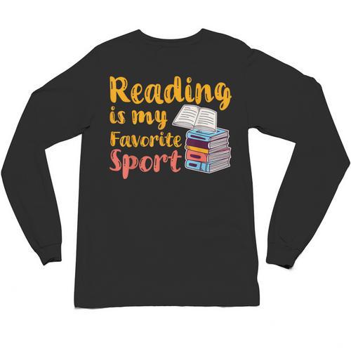 Reading Is My Favorite Sport Book Lovers Unisex Long Sleeve T-Shirt - Bookorys UK