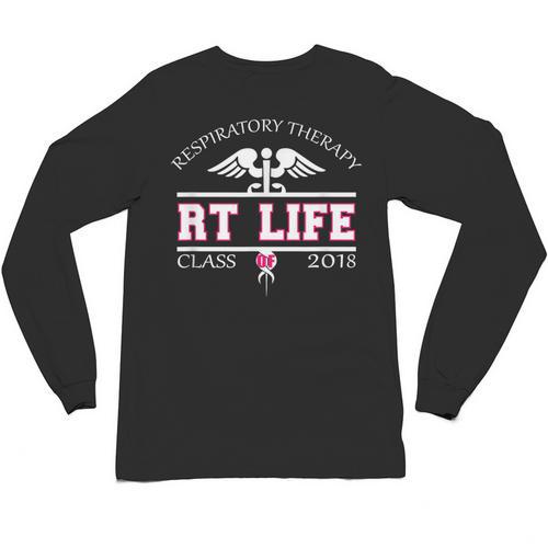 Respiratory Therapist Graduation Class Of 2018 Pink RT Life Unisex Long Sleeve T-Shirt - Best Gift Smart