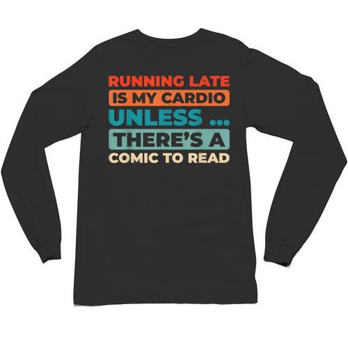 Retro Art Graphic Novels Superheroes Vintage Comic Books Unisex Long Sleeve T-Shirt - Bookorys CA