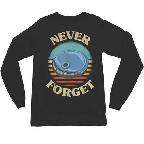 Retro CD Player Never Forget Nostalgia Vintage Unisex Long Sleeve T-Shirt - Figerry