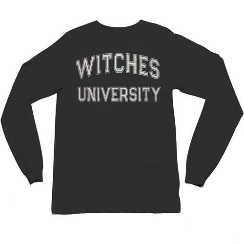 Retro Don'T Call Me WITCHES UNIVERSITY Introvert Sarcastic Unisex Long Sleeve T-Shirt - Raresse