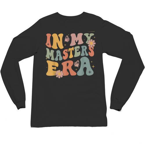 Retro Groovy In My Master's Degree Era Graduation Master Unisex Long Sleeve T-Shirt - Best Gift Smart