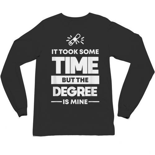 Returning Adult College Graduation T-Shirt Unisex Long Sleeve T-Shirt - Best Gift Smart