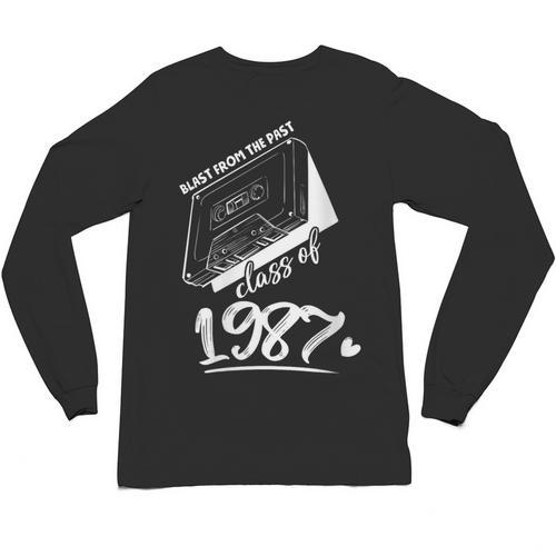 Reunion Class Of 1987 School Graduation Blast From The Past Unisex Long Sleeve T-Shirt - Best Gift Smart