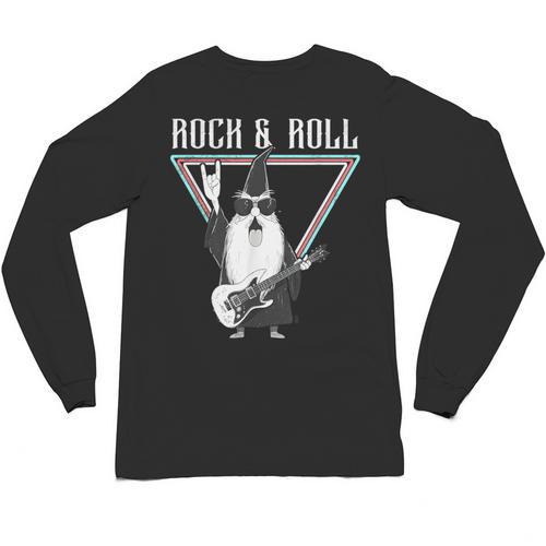 Rock & Roll Wizard Music Nostalgia Unisex Long Sleeve T-Shirt - Figerry