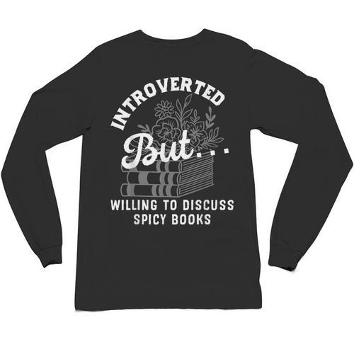 Romance Reader Spicy Book Merch Book Lovers Bookish Women Unisex Long Sleeve T-Shirt - Bookorys CA