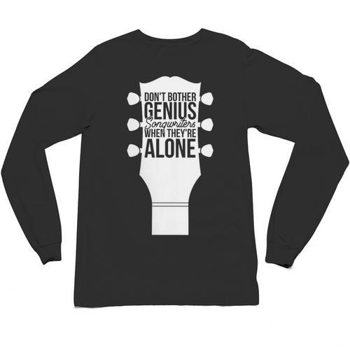 Sarcastic Jokes Genius Songwriters Are Introvert Guitarist Unisex Long Sleeve T-Shirt - Raresse