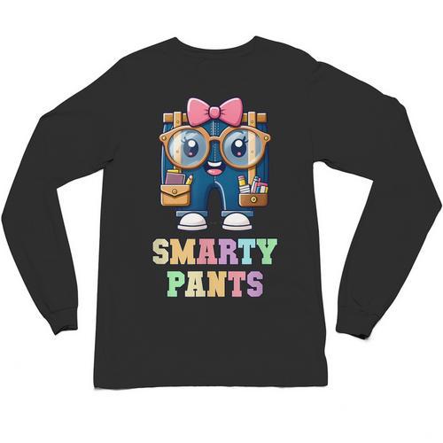 Sarcastic Little MISS SMARTY PANTS Graduation Alumni Game On Unisex Long Sleeve T-Shirt - Best Gift Smart
