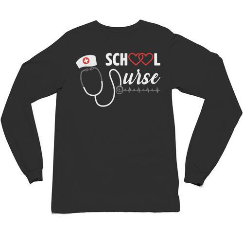 School Nurse Nursing Graduate School Graduation Unisex Long Sleeve T-Shirt - Best Gift Smart