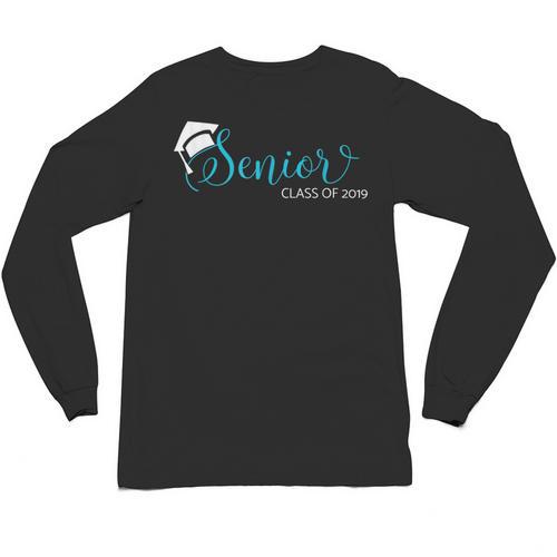 Senior 2019 Shirt Graduation High School College Tee Unisex Long Sleeve T-Shirt - Best Gift Smart
