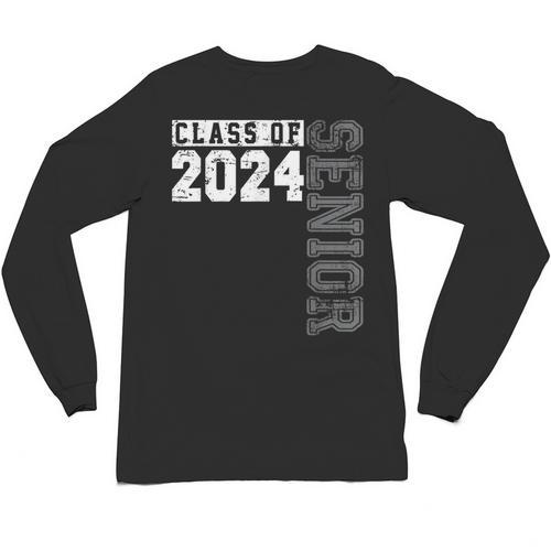 Senior 2024 Class Of 2024 Seniors Graduation 2024 Senior 24 Unisex Long Sleeve T-Shirt - Best Gift Smart