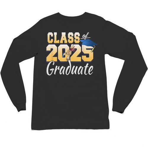 Senior 2025 Class Of 2025 Senior Graduate 2025 Graduation Unisex Long Sleeve T-Shirt - Best Gift Smart