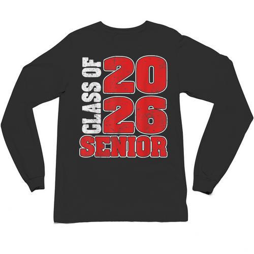 Senior 2026 Class Of 2026 Graduation Unisex Long Sleeve T-Shirt - Best Gift Smart
