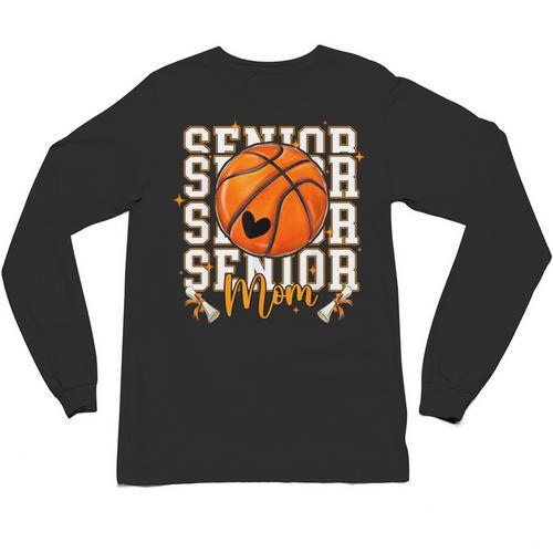 Senior Basketball Mom 2026 Basketball Graduation Unisex Long Sleeve T-Shirt - Best Gift Smart