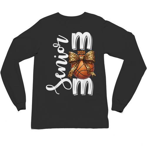 Senior Basketball Mom Class Of 2026 Player Graduation Grad Unisex Long Sleeve T-Shirt - Best Gift Smart