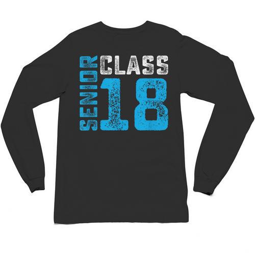 Senior Class 18 Shirt Graduation Apparel T-Shirt Unisex Long Sleeve T-Shirt - Best Gift Smart