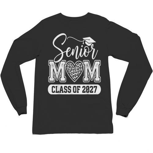 Senior Mom Class Of 2027 Senior Mama 2027 Graduation Unisex Long Sleeve T-Shirt - Best Gift Smart